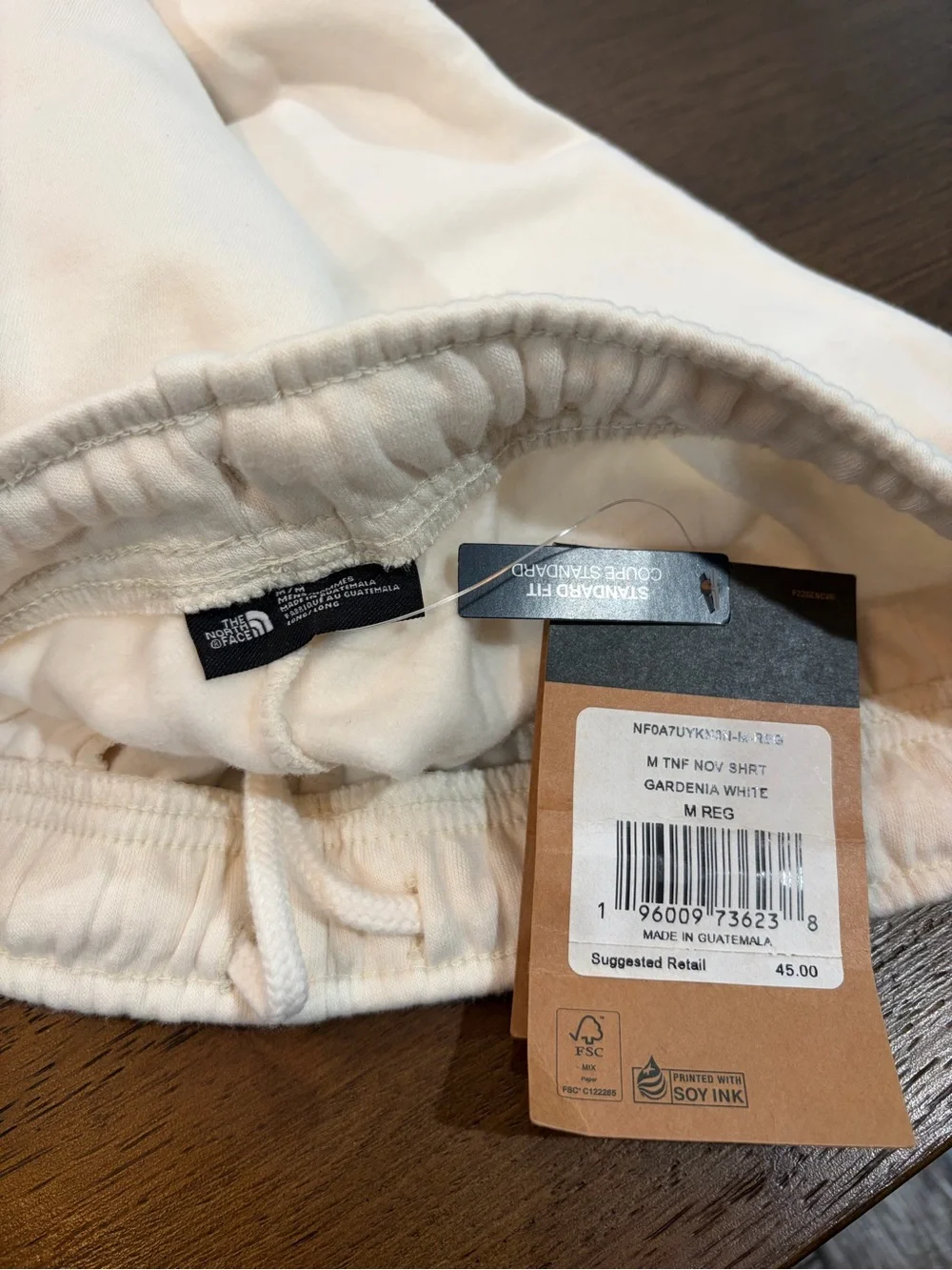 The North Face Cream Athletic Shorts